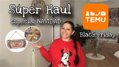 S Per Haul Temu Especial Navidad Grandes Descuentos Youtube