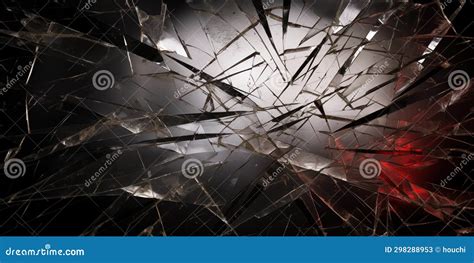 Shattered Glass Texture Broken Glass Fragmented Glass Set 28 Stock Illustration