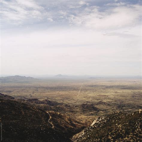 Windy Mountain Desert Road By Stocksy Contributor Kevin Russ Stocksy