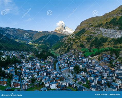 Skyline Zermatt Switzerland Stock Photo Image Of Local Alps