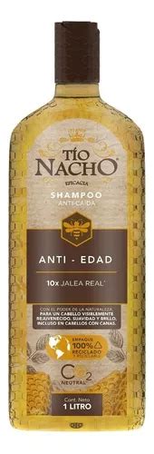 Shampoo Tío Nacho Anti edad Anti caída Con Jalea Real 1 L Cuotas sin