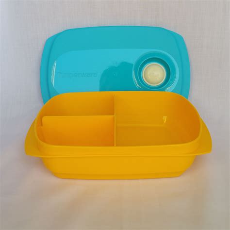 Tupperware Microwave Reheatable Divided Lunch Box