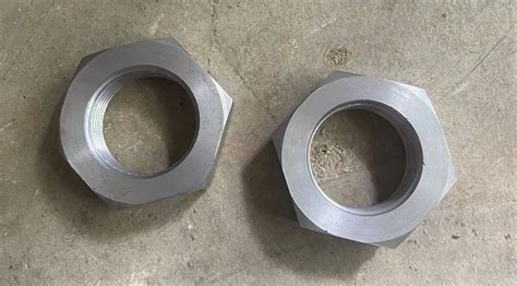 Polished Inch Mild Steel Hex Nuts For Pipe Fitting At Rs Piece