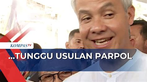 Ditanya Soal Bakal Cawapres Potensial Ganjar Pranowo Serahkan Pada