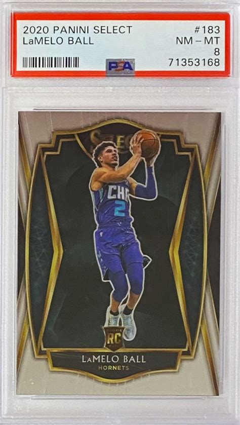 Lamelo Ball Panini Select Basketball Charlotte Hornets