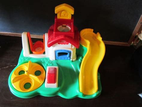 Fisher Price Roll A Round School Playground Play Set 1994 Vintage Toy