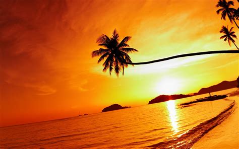 Tropical Beach Sunset Wallpapers - Wallpaper Cave