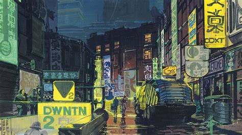 70s Sci Fi Art Syd Mead Blade Runner Concept Art