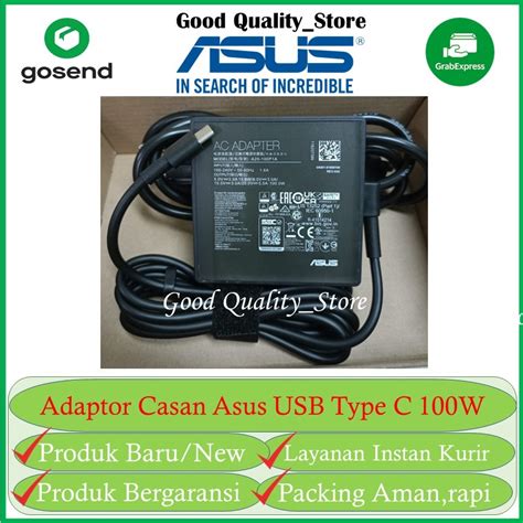 Jual Adaptor Charger Laptop Asus Rog Flow Type C V A W Original