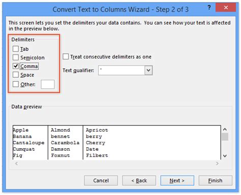 How To Split Text By Spacecommadelimiter In Excel