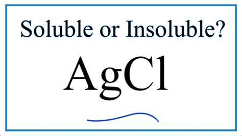 Is Silver Chloride Soluble in Water - AmbertuCooper