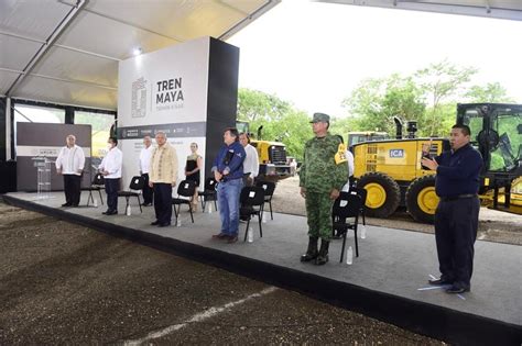 Amlo Dio Banderazo A Construcción Del Tren Maya Infobae