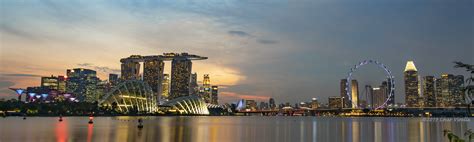 Singapore Skyline with Sands Marina Bay, Singapore