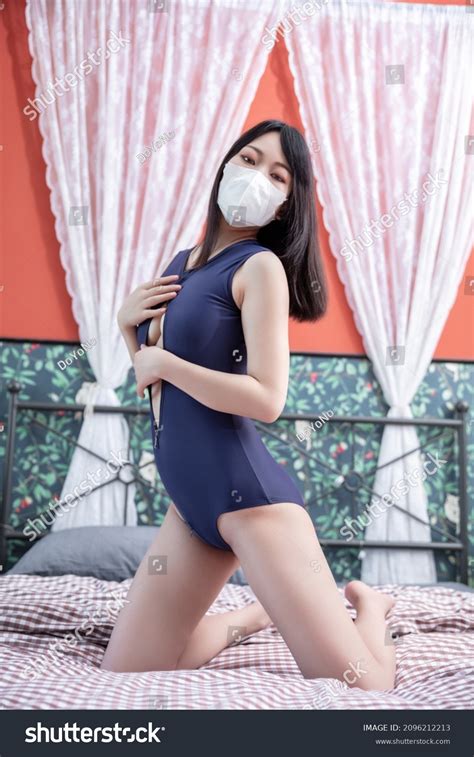 Beautiful Girl Posing Lingerie Bed Stock Photo Shutterstock