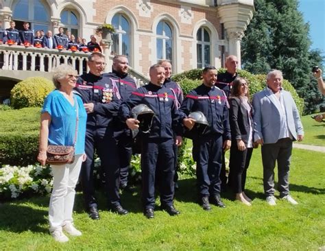 Les pompiers verdunois à l honneur Verdun sur Garonne