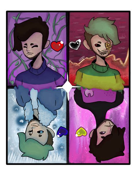 Undertale Markiplier And Jacksepticeye By Ink Dreams Art On Deviantart