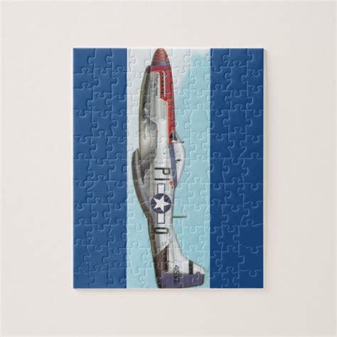 Ww2 Aircraft P 51 Jigsaw Puzzle Zazzle