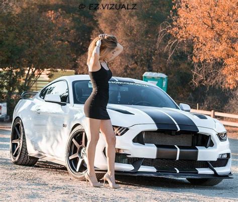 Tight A Beautiful Girl And A Mustang Classy Cars Hot Cars Mustang