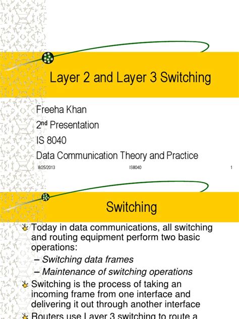 Switching (Layer 2 and Layer 3 Switching) | PDF | Network Switch | Osi Model