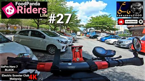 Foodpanda Riders Life With E Scooter At Setapak Area Riding