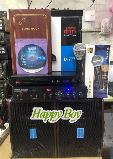 Complete Videoke Set With Megapro D Karaoke Player With Homevision