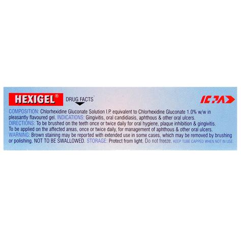 Hexigel Mouth Gel 15 Gm Price Uses Side Effects Composition Apollo