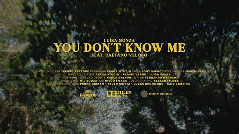 Luísa Sonza Caetano Veloso You Don t Know Me Music Video 2024 IMDb