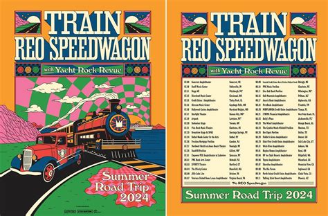 Train REO Speedwagon Summer Road Trip 2024 At FirstBank