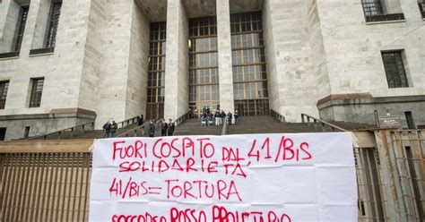 Alfredo Cospito Resta Al 41 Bis Cassazione Riferimento Pericoloso