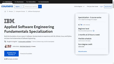 Applied Software Engineering Fundamentals