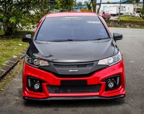 White Honda Jazz On Mugen Full Body Kit Modifiedx Honda Off