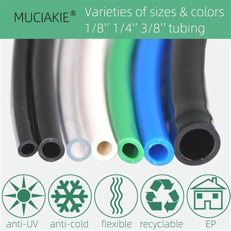 Muciakie Tuyau D Arrosage Du Jardin En Pvc 1 8 1 4 3 8 Tube