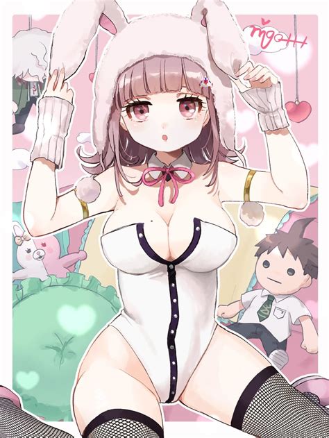 Nanami Chiaki Komaeda Nagito Hinata Hajime And Monomi Danganronpa