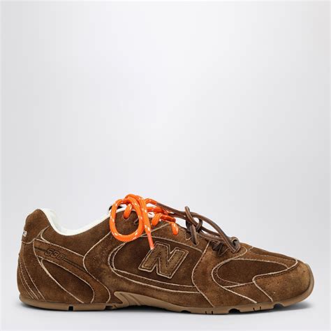 Miu Miu New Balance X Miu Miu 530 SL Cinnamon Suede And Mesh Sneaker