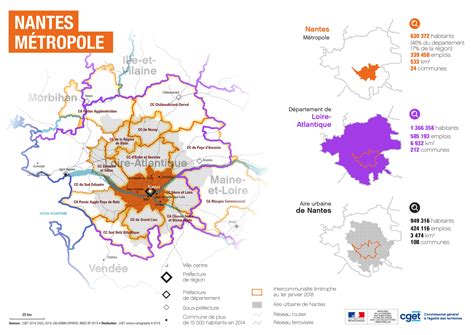 Carte De Nantes Avec Les Quartiers Et Les Rues