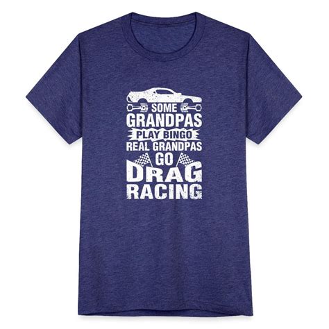 Drag Racing Grandpa Car Lover For Grandfathers Mmf Unisex Tri Blend T Shirt