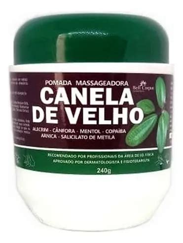 Pomada Massageadora Canela De Velho G Fragr Ncia Forte Tipo De