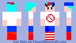 Boyfriend FNF Minecraft Skin