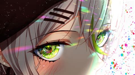 Papel De Parede Anime Meninas Anime Olhos Verdes BlankSensei