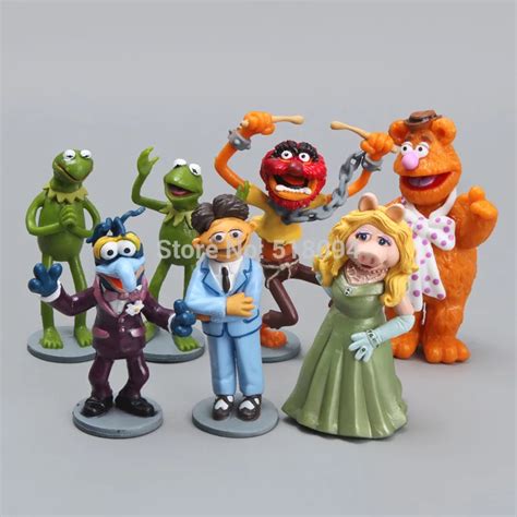 Free Shipping Anime Cartoon The Muppets PVC Action Figure Model Toys ...