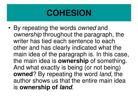 PPT - COHERENCE AND COHESION IN WRITING PowerPoint Presentation, free download - ID:9498963