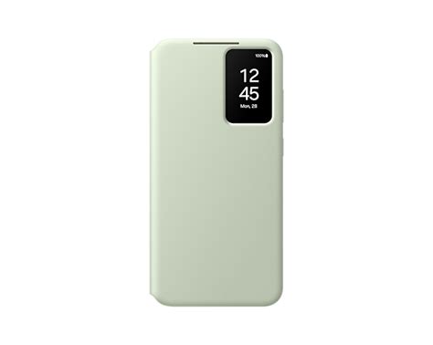 Galaxy S24 Smart View Wallet Case Light Green Samsung India