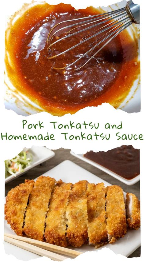 Pork Tonkatsu And Homemade Sauce In 2024 Pork Tonkatsu Recipe