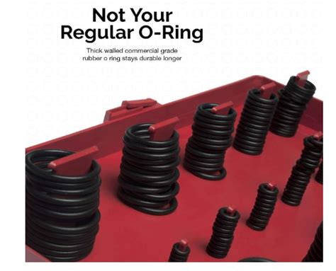 Premium Quality O Ring Service Kit Inches Size Pieces Rubber