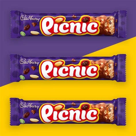 Cadbury Picnic Single Bar 69p Traditional Candy Company