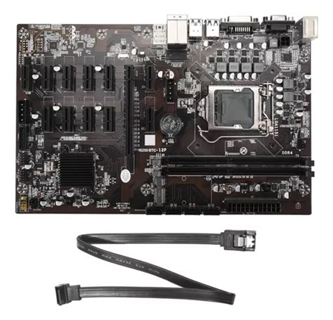 Tarjeta Gráfica Placa Madre B250 Btc Mining Lga 1151 Ddr4 12 Cuotas