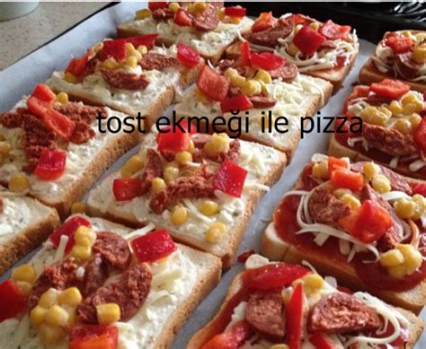 Tost Ekmeği ile Pizza Tarifi İyi Yemek Tarifleri