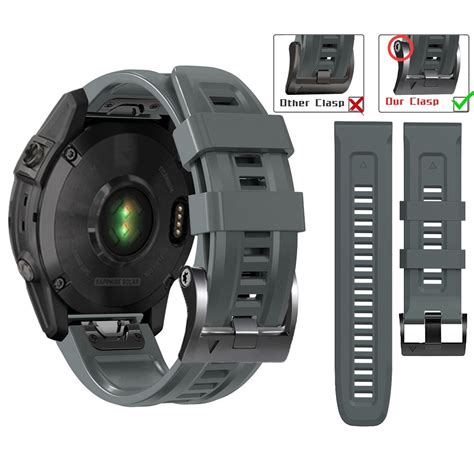 Garmin Tactix 7 AMOLED Instinct 2 2X 錶帶 22mm 26mm 高品質 矽膠 快拆 蝦皮購物