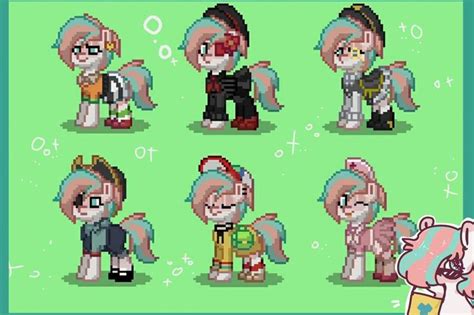 Cutie marks and clothes 』 | Pony Town Amino in 2021 | Pony town, Pony ...