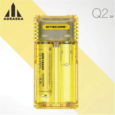 Aliexpress.com : Buy NITECORE Q2 2 slots IMR/Li ion battery charger 2A fast charging and ...